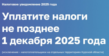 Налоговое уведомление 2025г